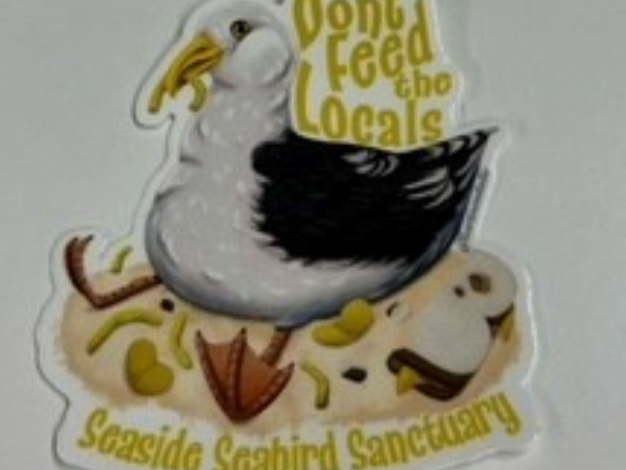 3″ Don’t Feed the Locals Sticker
